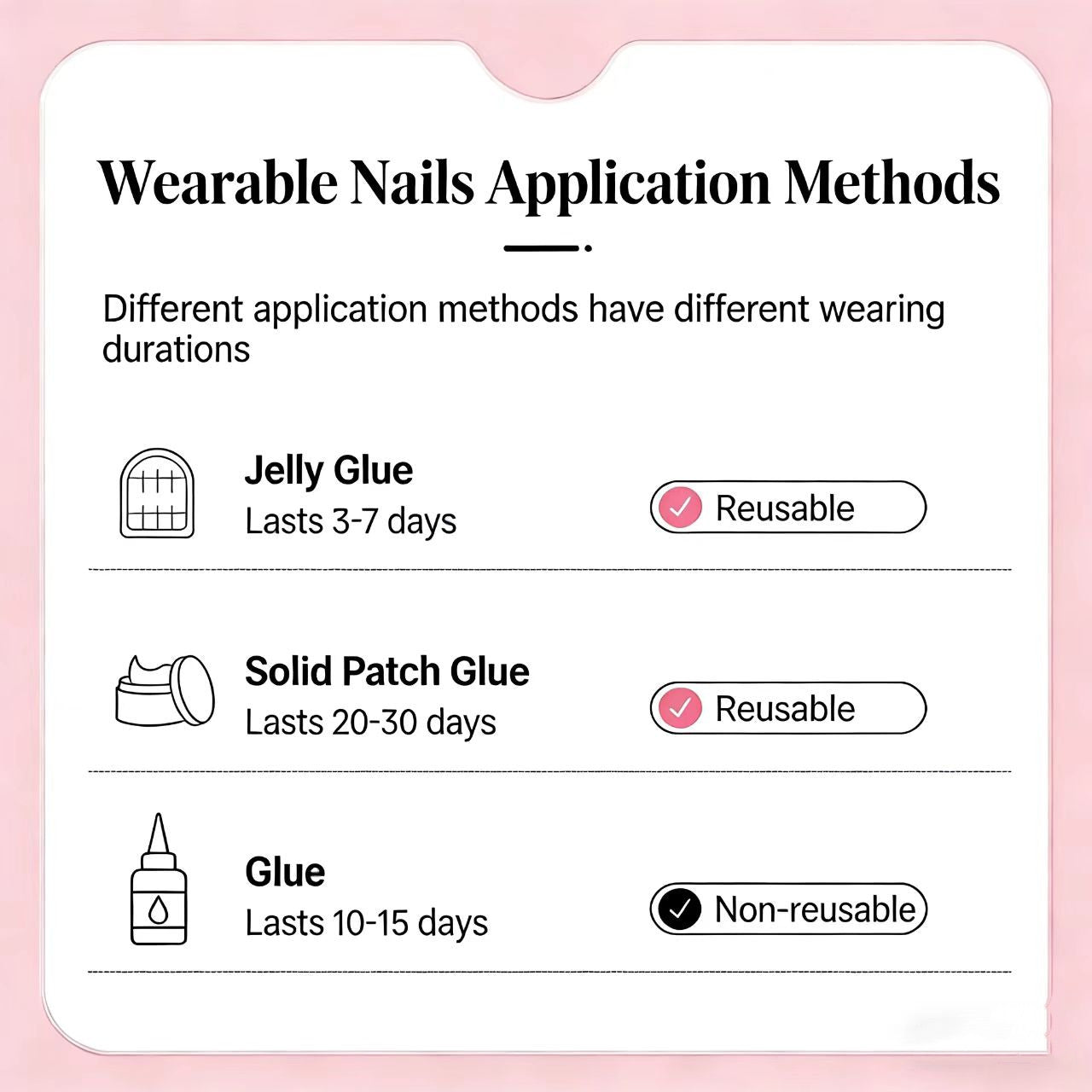 3D Flower Omber Water Drop Fake Nails