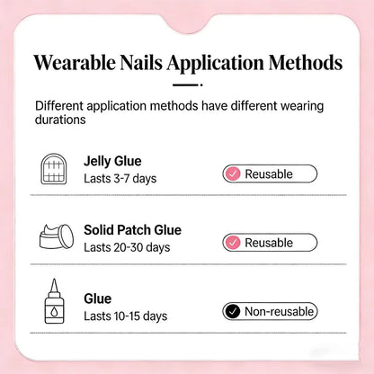 Pink Glass Bead Cat Eye Press On Nails